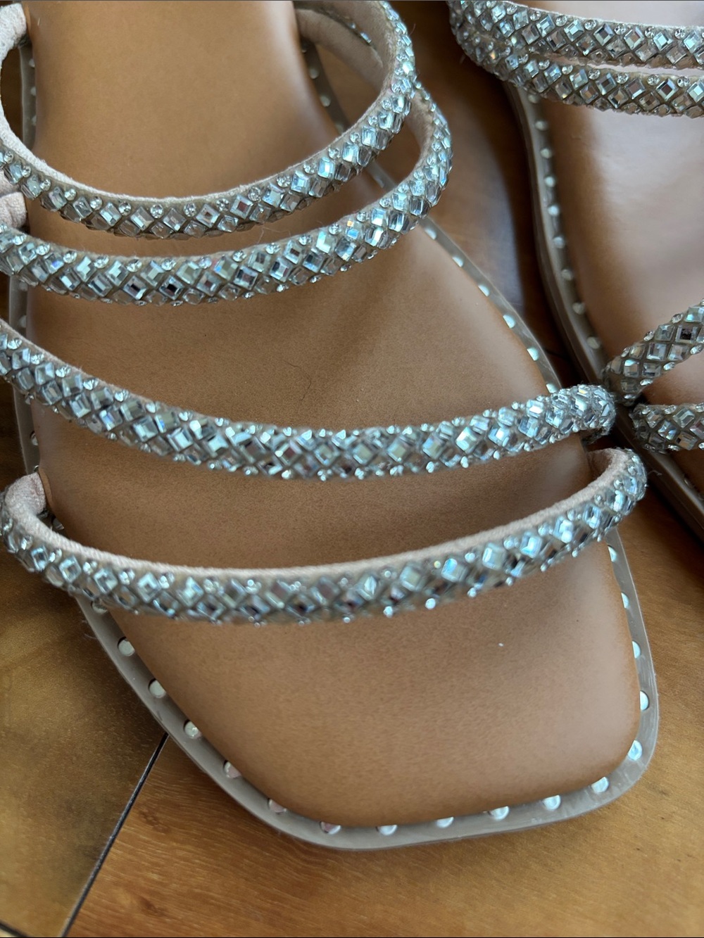 Rhinestone sandals - Picture 2 of 5